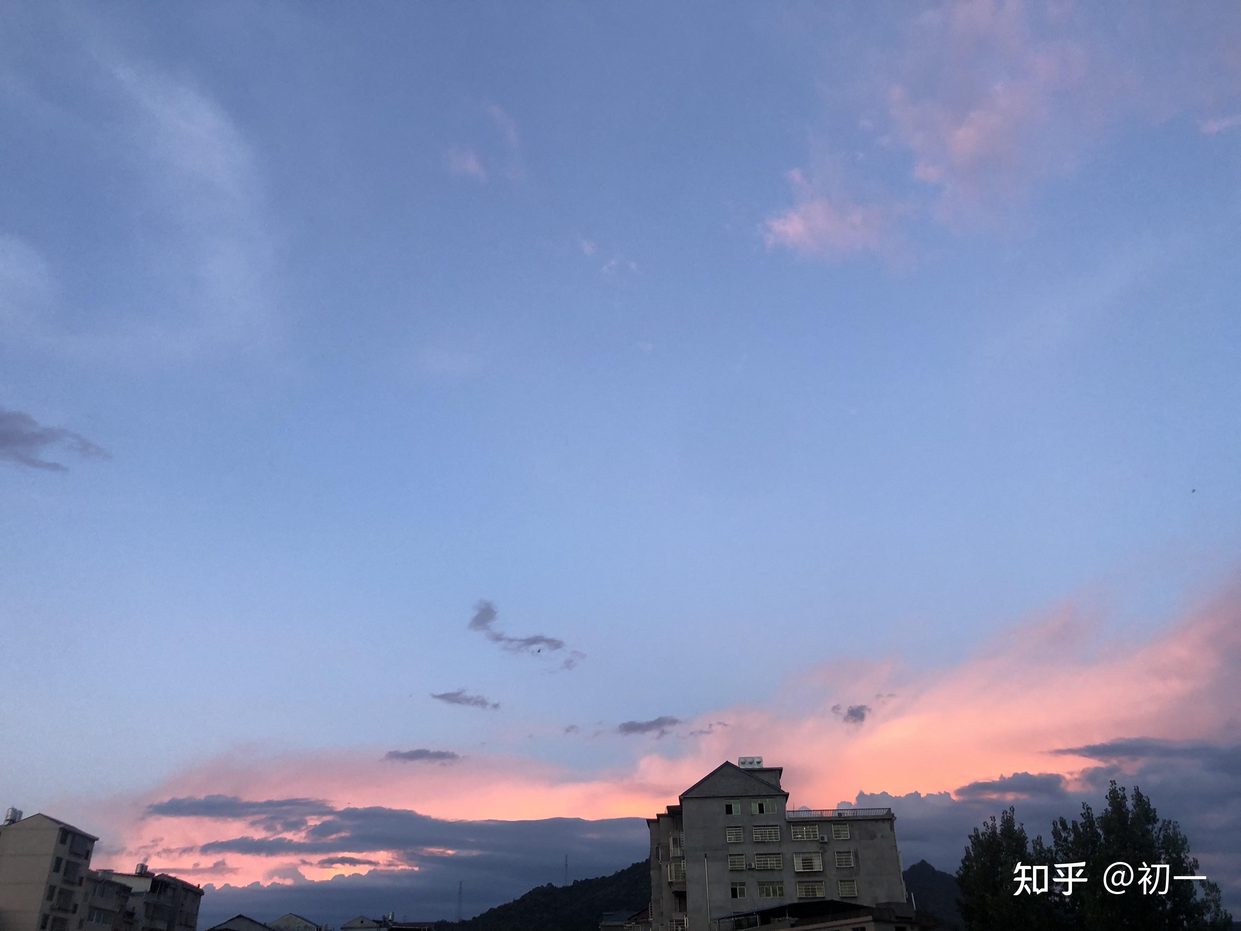 超好看的晚霞图片