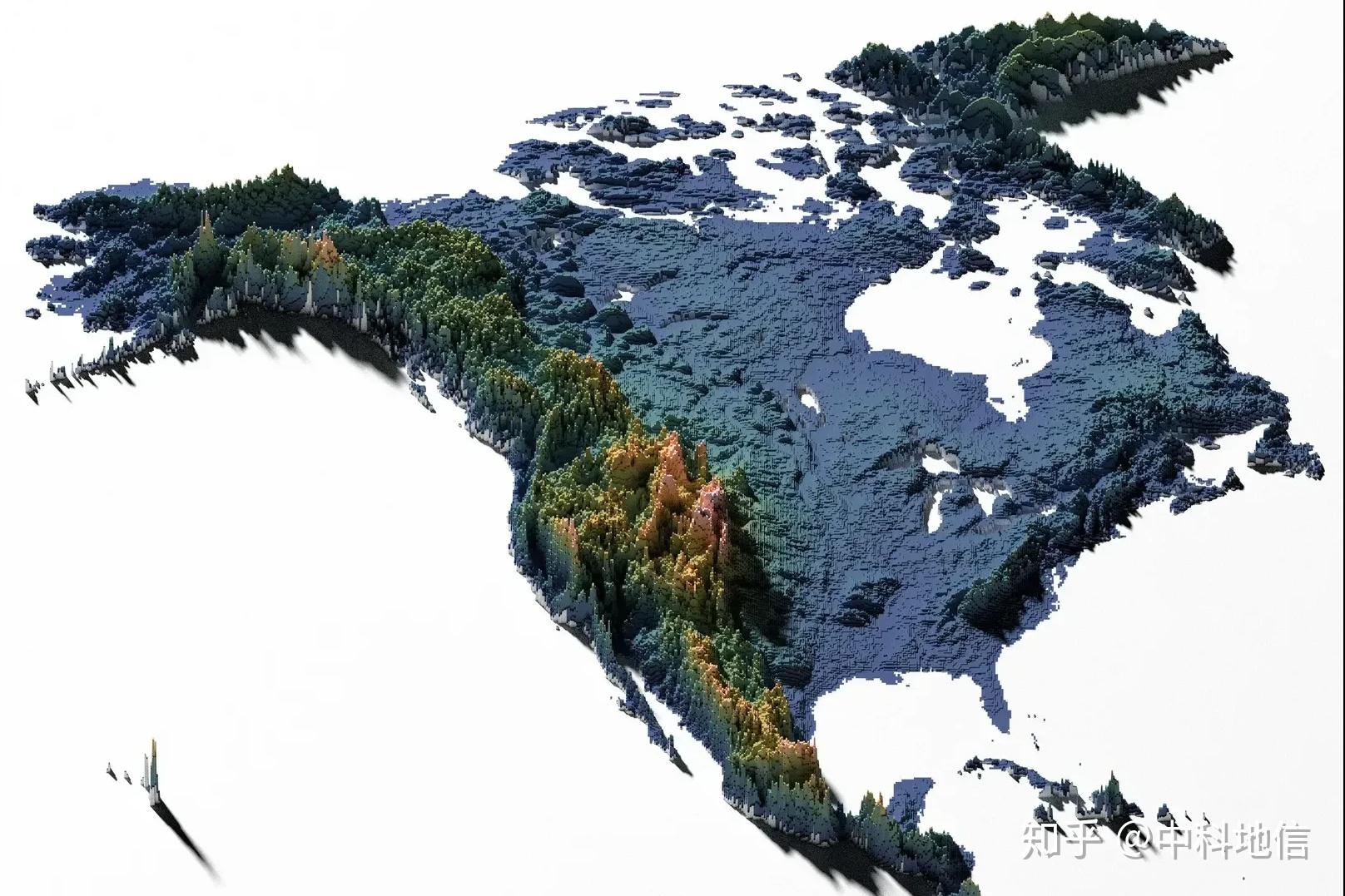 加拿大地理图：加拿大的地形和自然特征