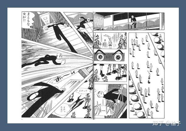 他更大的创新在于他对分镜的广泛使用(komawari).