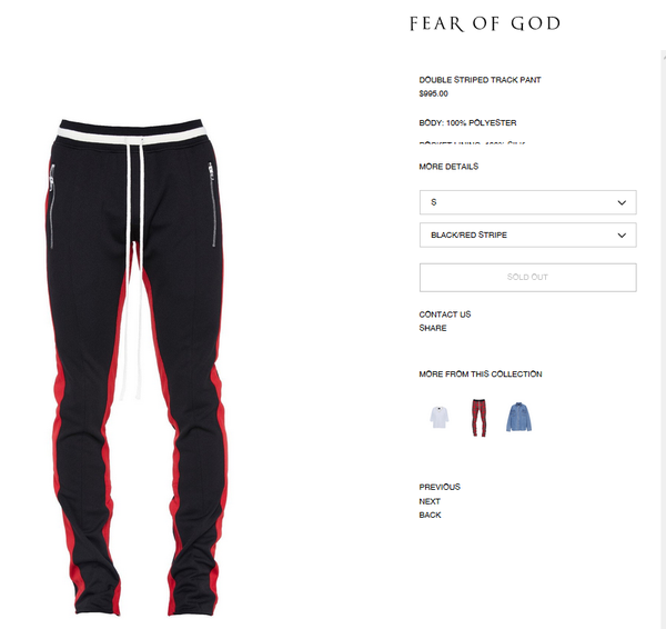 fearofgod官网购买