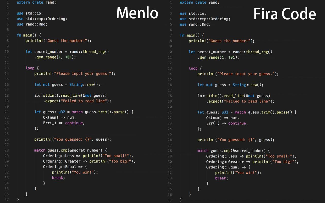Fira Code 一个有趣而实用的编程字体 知乎