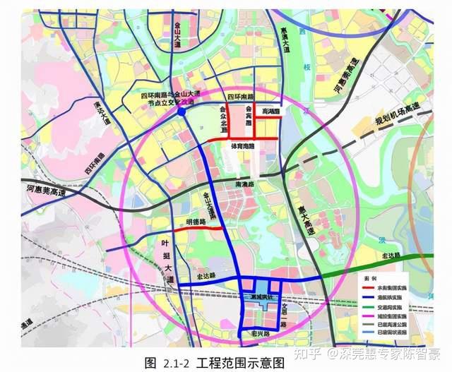 惠州金山新城又将建设5条市政道路全长489公里总投资6亿元