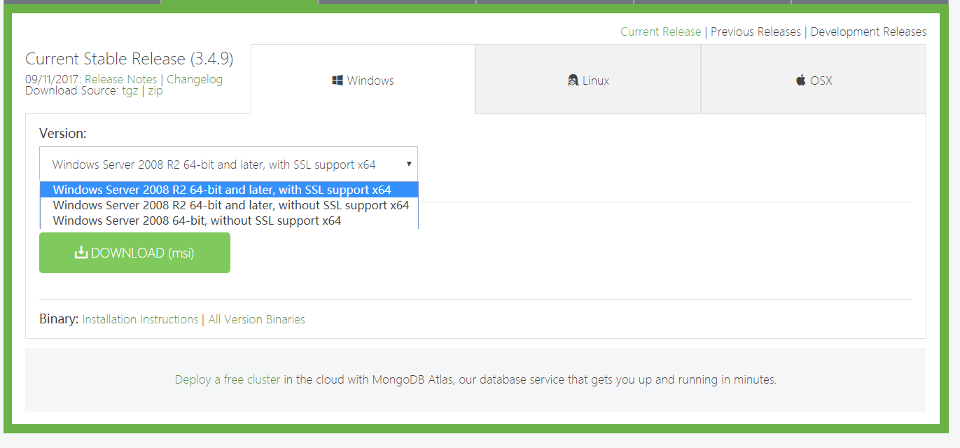 Mongodb 