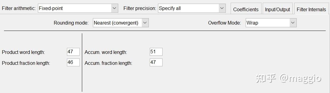 fdatool设置量化参数 - 知乎