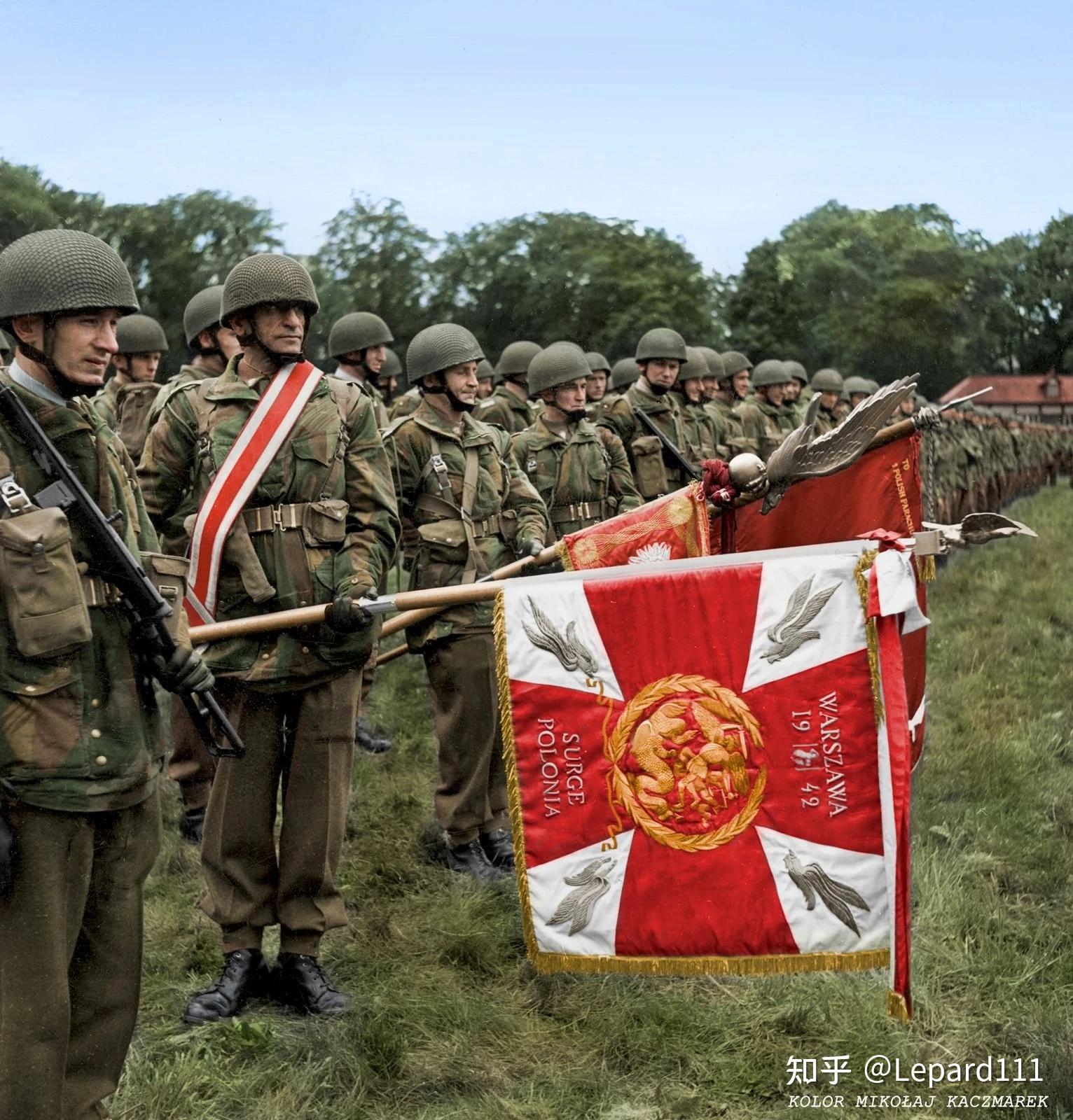 二战波兰军服图片