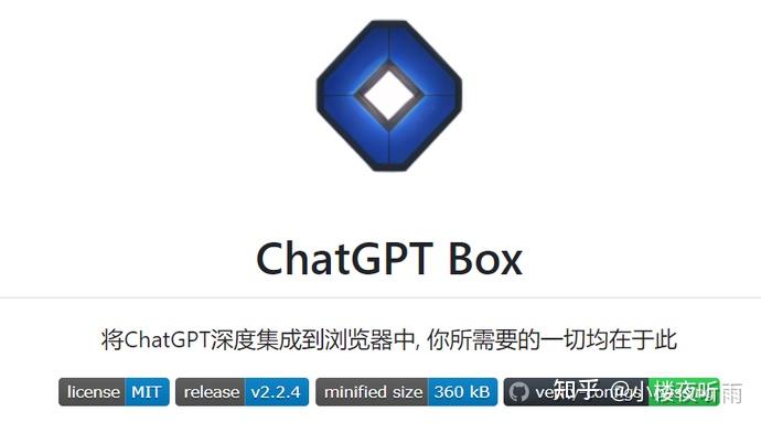 ChatGPT Box，你的GPT效率小助手 - 知乎