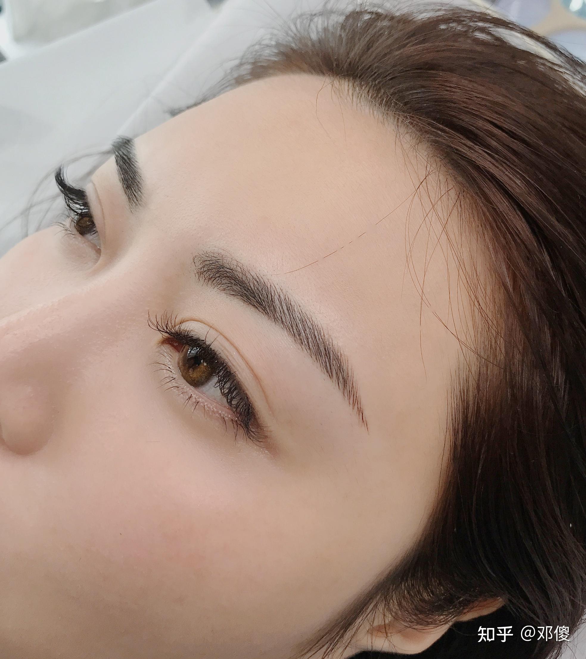 眉毛特别粗浓的人适合通过纹眉来改善眉形么? - 知乎