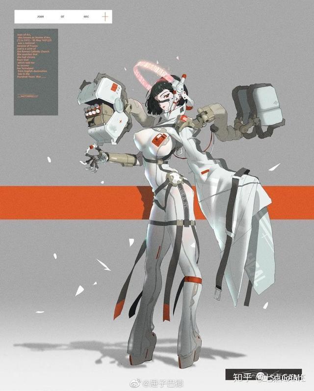 tzbrad屉子巴德:个人比较擅长二次元少女和机械的结合去做设计,平时也