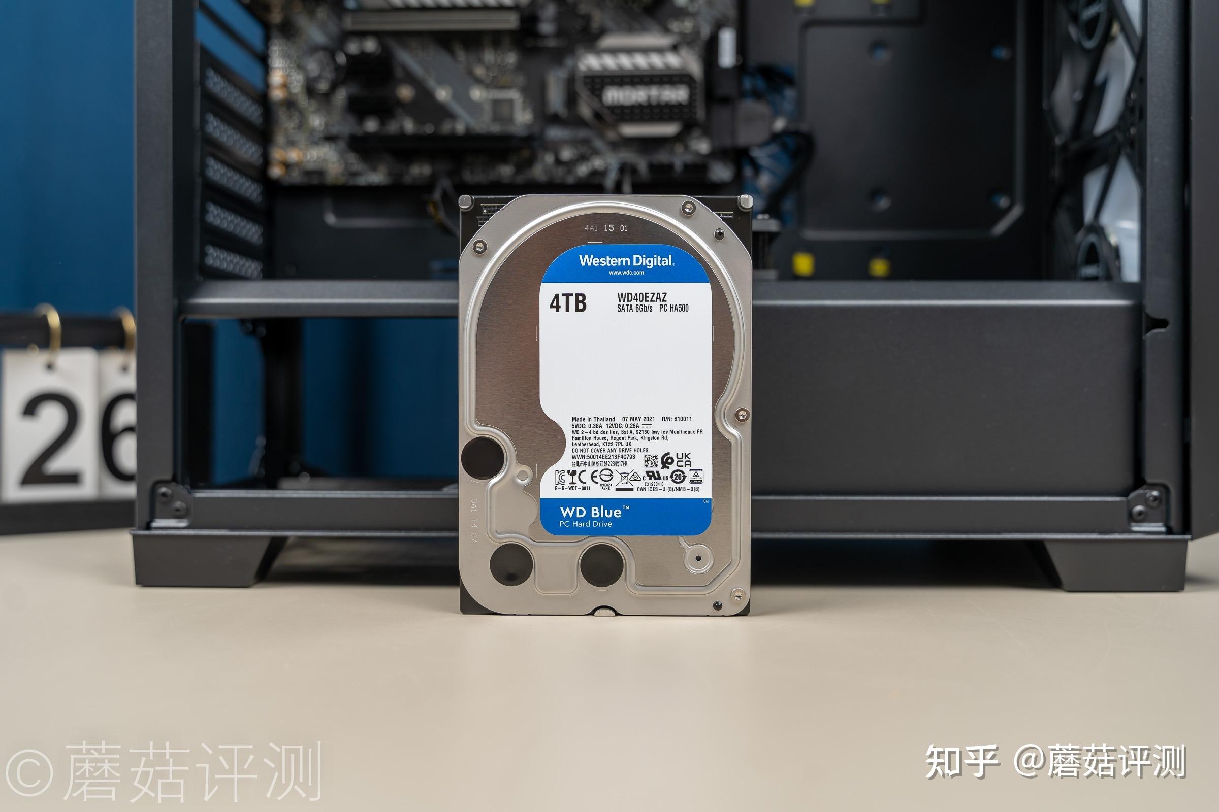 性价比高运行稳定西数西部数据wd蓝盘4tb台式机械硬盘评测