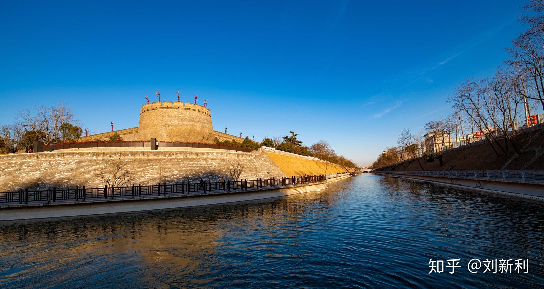 冬日观西安西南城角风光