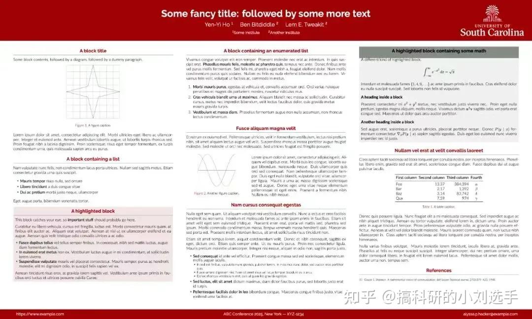 学术海报 Poster 制作全攻略!从尺寸、排版到细节,一篇搞定 - 知乎