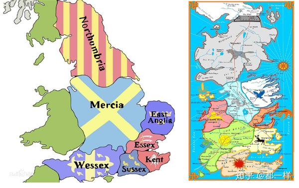 至于朱特人建立的肯特王国,因为影响力较小,所以后世提