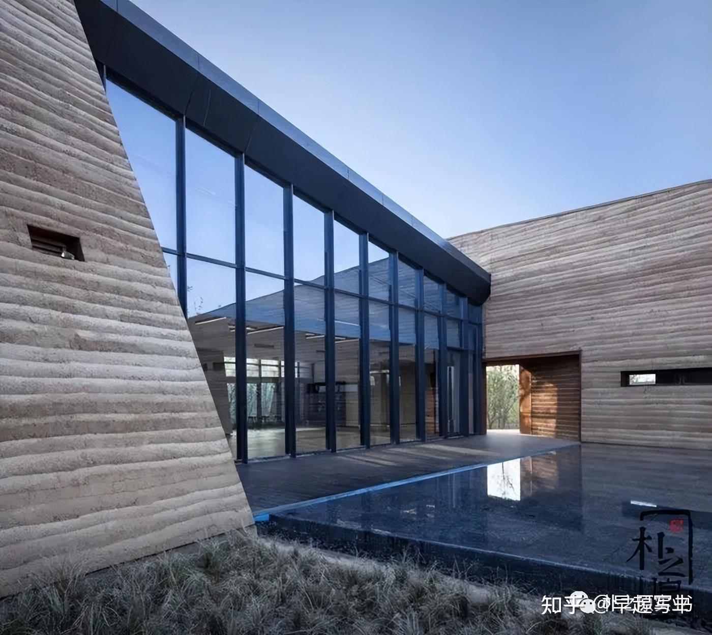 传统与现代的结合:夯土墙与其他材料共筑建筑之美 - 知乎