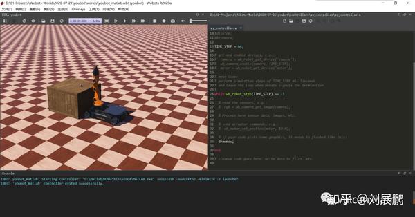 开发经验分享(3) - Webots + Matlab/Simulink联合仿真方法 - 知乎