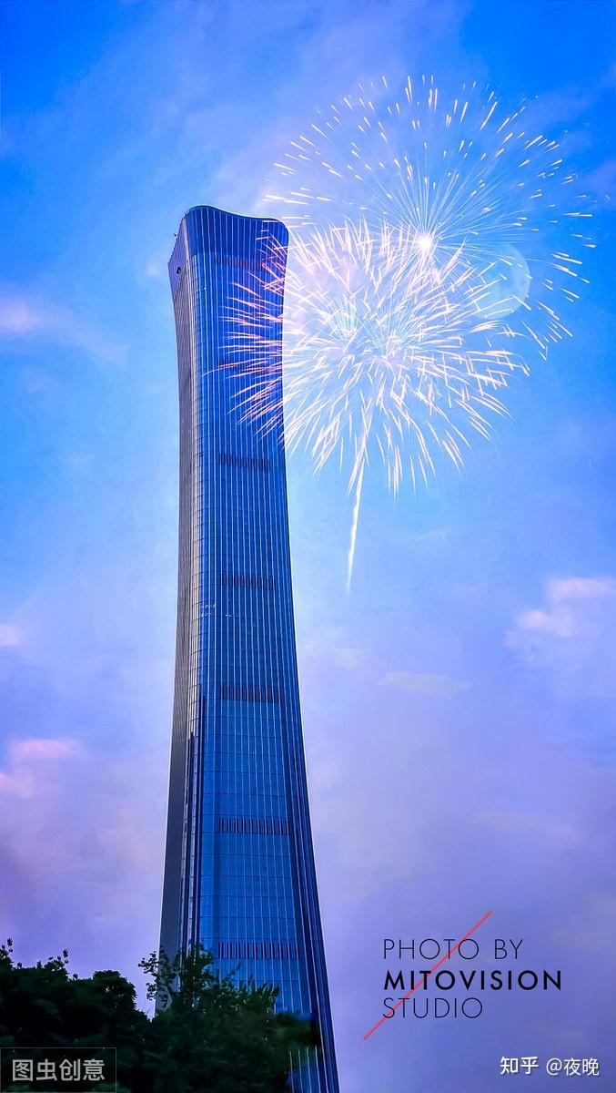 第九名:中国,北京中信大厦(中国尊),塔尖高度527.