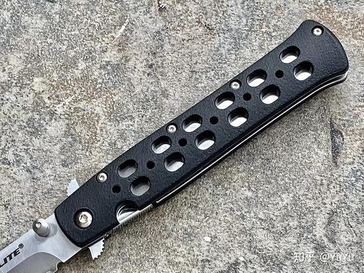 冷钢26sp4zyextilite剑鱼zytel柄快速单手折刀