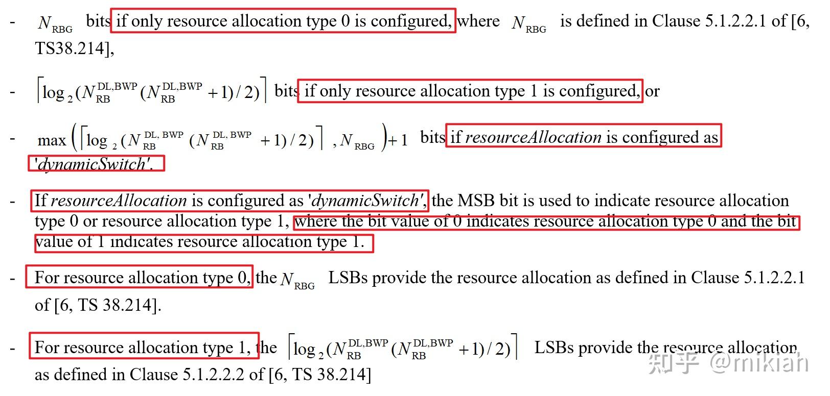 frequency domain resource assignment dci