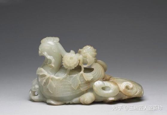 中国 唐物 砡 時代物 古玉 明代玉龍珮-