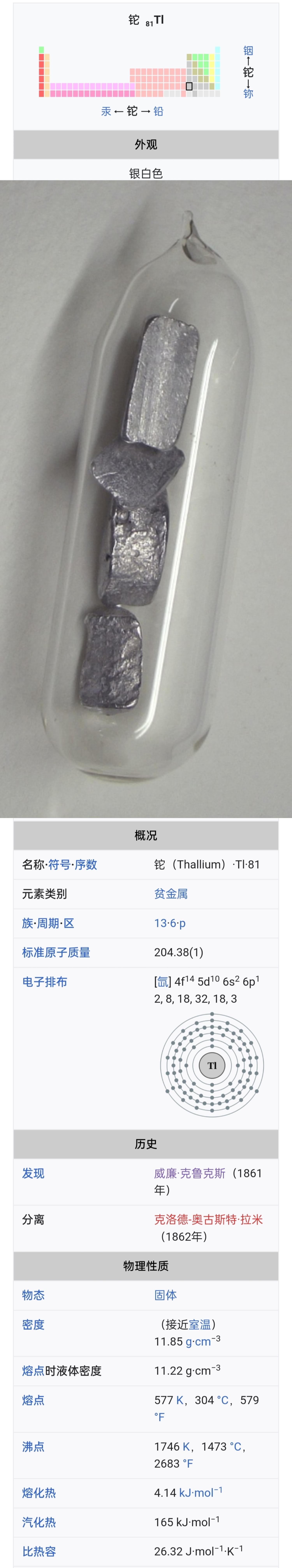 铊(原子序数为81的化学元素)·她·它