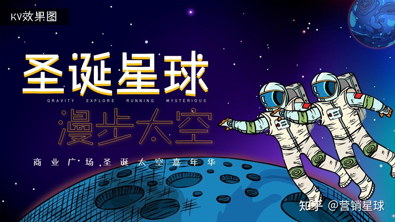 2021商业广场圣诞季圣诞星球 漫步太空活动策划方案