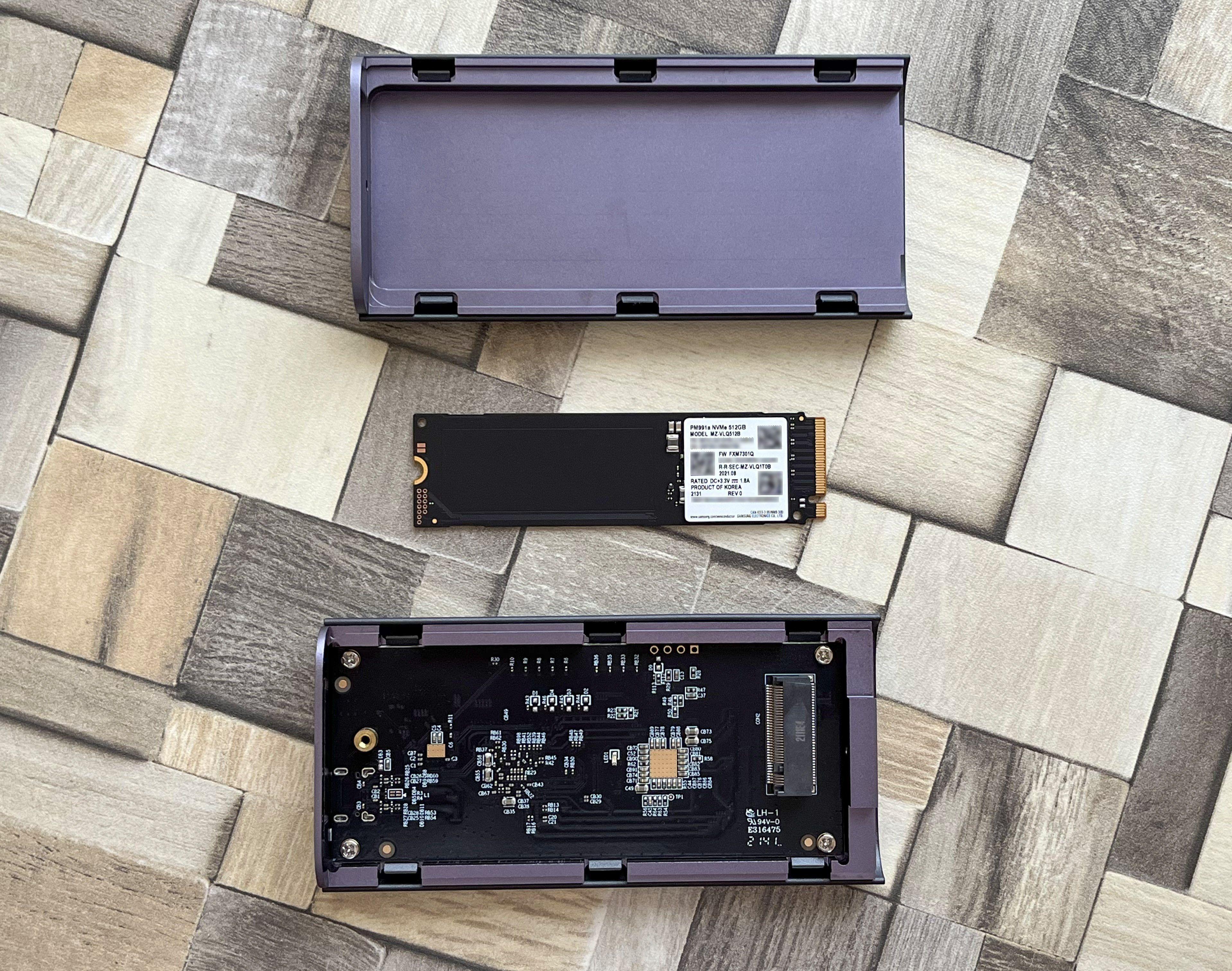 极速存储双芯主控绿联usb40nvmessd硬盘盒双平台测速分享