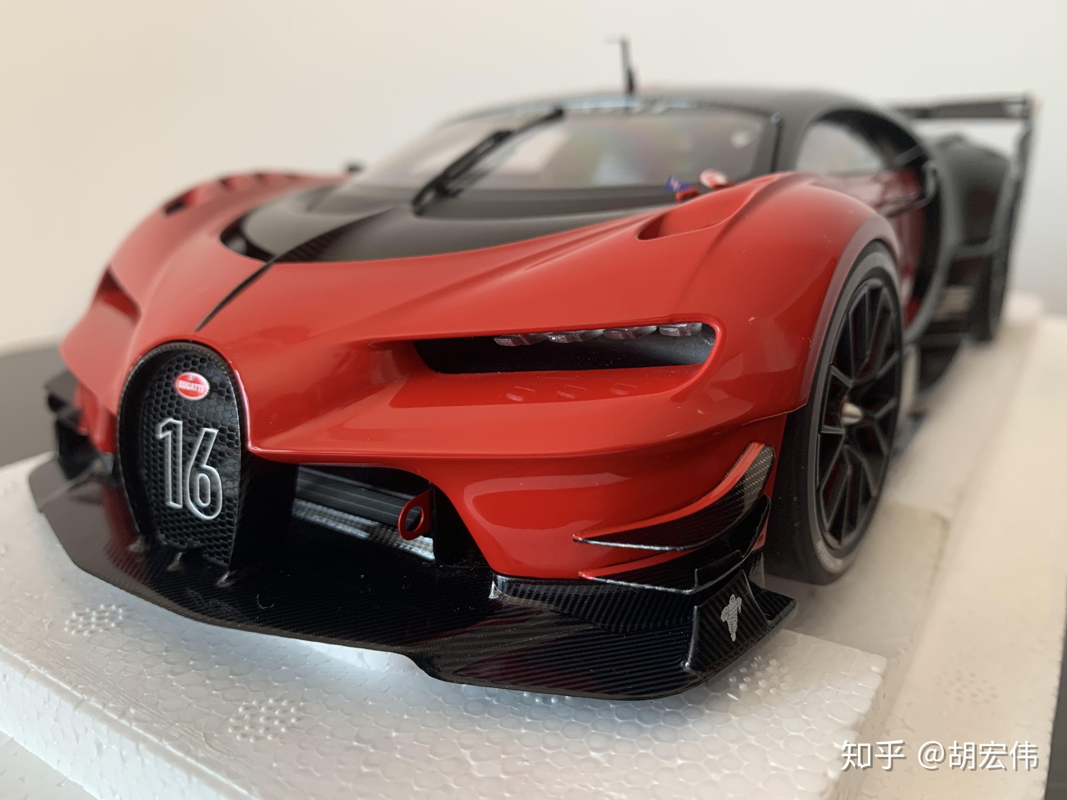 autoart布加迪vgt红黑