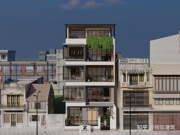广东汕尾丨小面宽四层现代风格自建别墅 - 知乎
