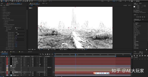【原创ae教程】ae配合插件e3d制作山脉场景岩石破碎动画 知乎