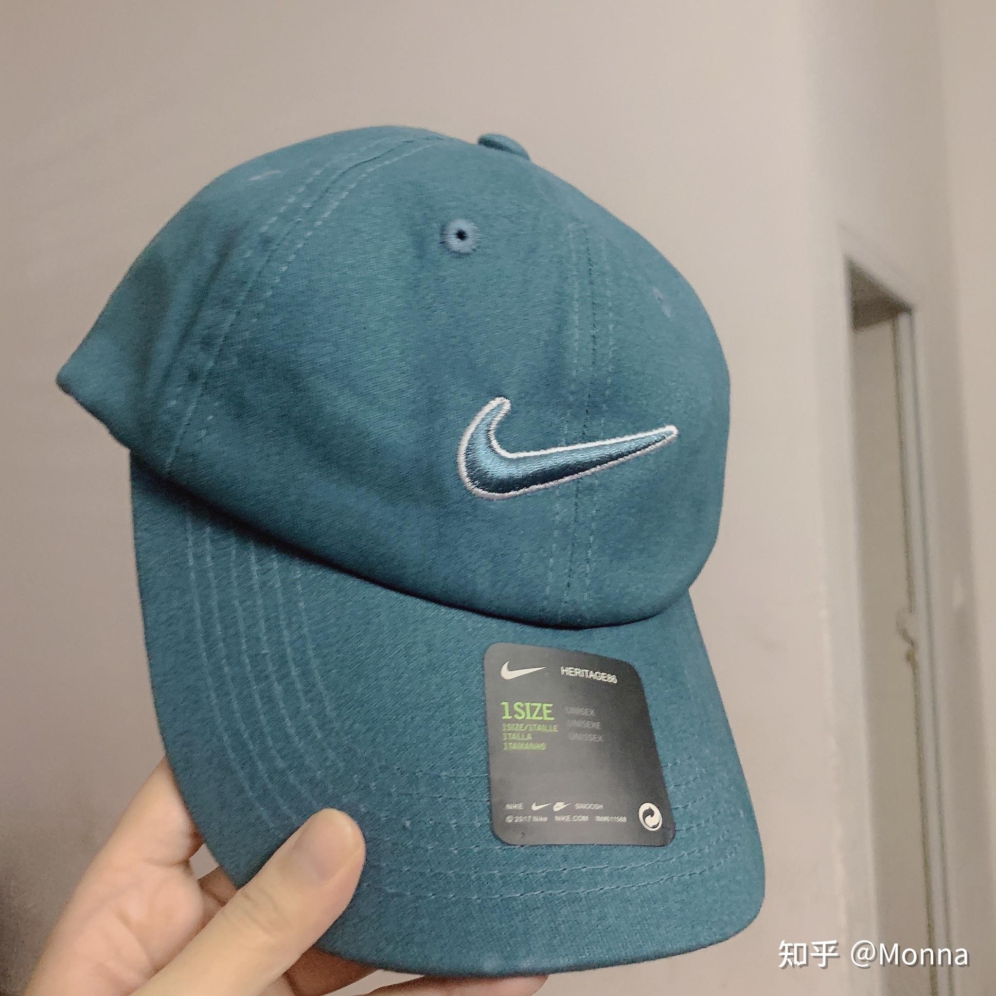 王一博同款nike棒球帽,翡翠绿太好看了