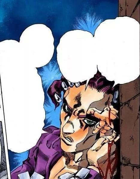 《jojo的奇妙冒险》第五卷末尾,滚石rolling stone作为史可比利的替身