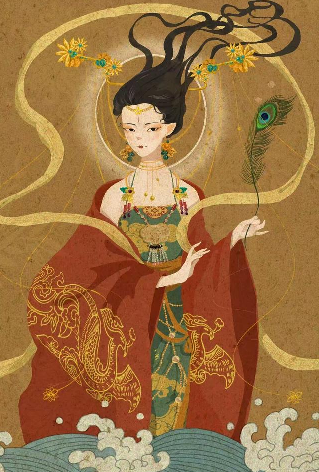 中国神妖大全之 洛神 洛神名宓妃 中国水神中是最具美感的神 知乎