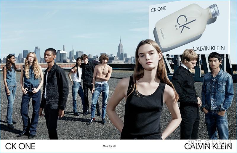 calvin klein ck one1994年如果说在此之前,先锋女士香水凭借使用传统