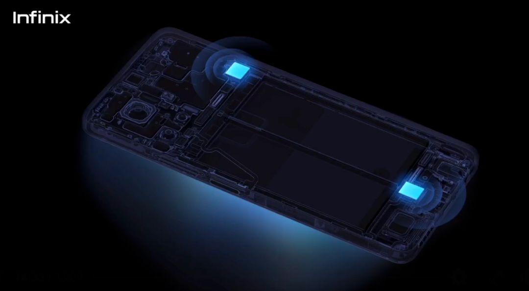 此次infinix note 12 vip搭载的两颗x轴线性马达,为整机带来更强的