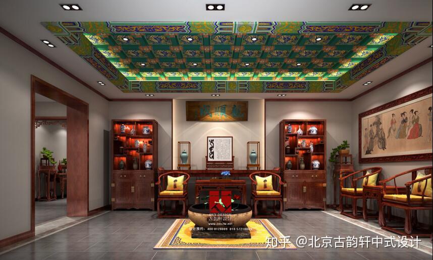 北京龙顺成古典中式红木家具展厅