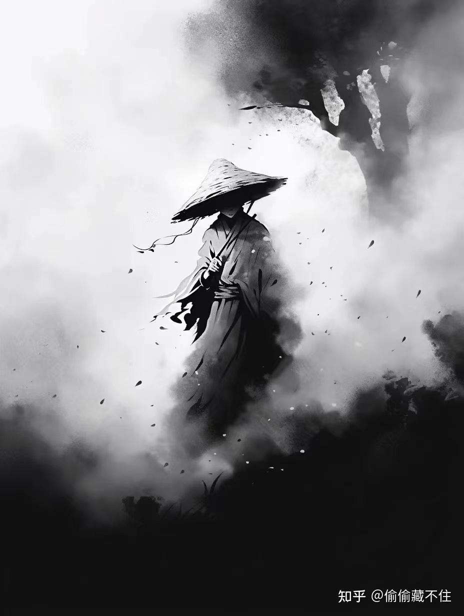 武侠 | 水墨感古风武侠男生头像壁纸分享