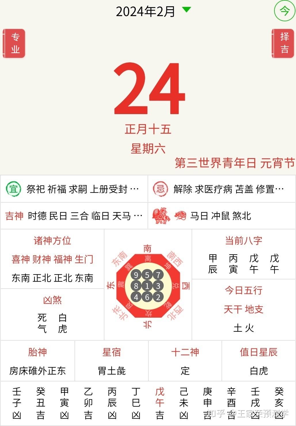 今日十二生肖运势播报2024年2月24日