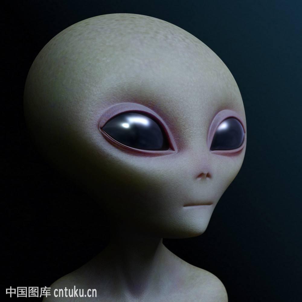 经典的外星人形象:大头大眼,白皮肤,没有鼻子,身子细小但归根到底,人