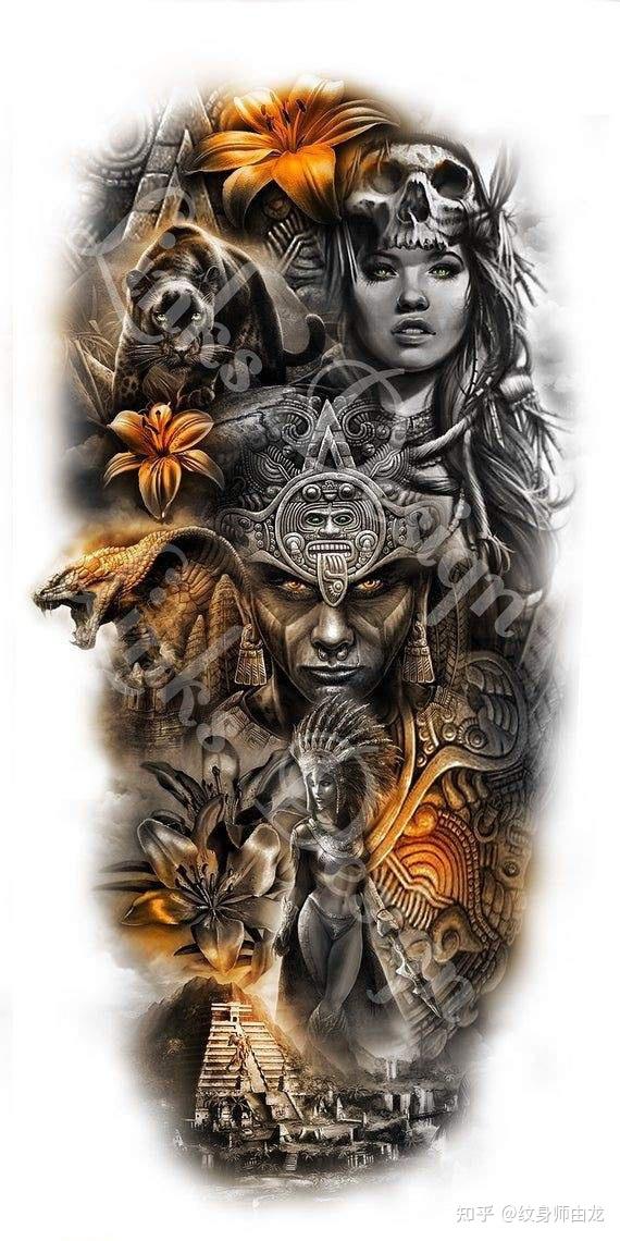 写实纹身图案素材 - 知乎