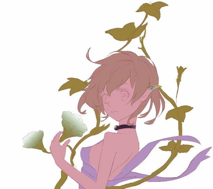 【板绘插画素材】初学者从线稿到上色的步骤