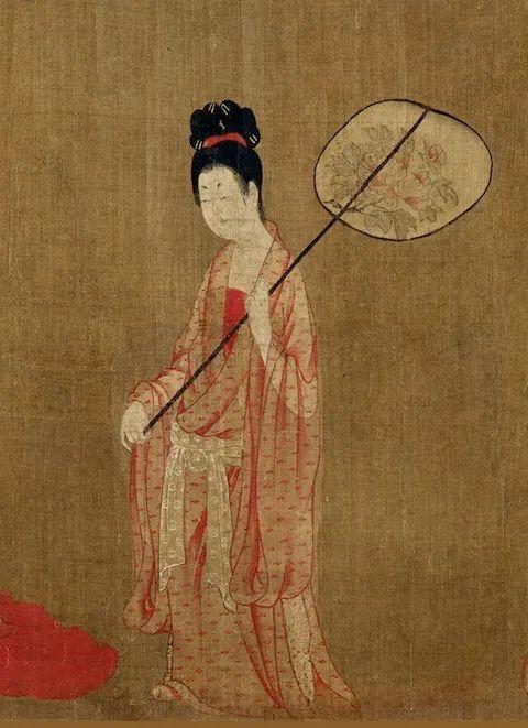 【名画欣赏】​周昉《簪花仕女图》 - 知乎