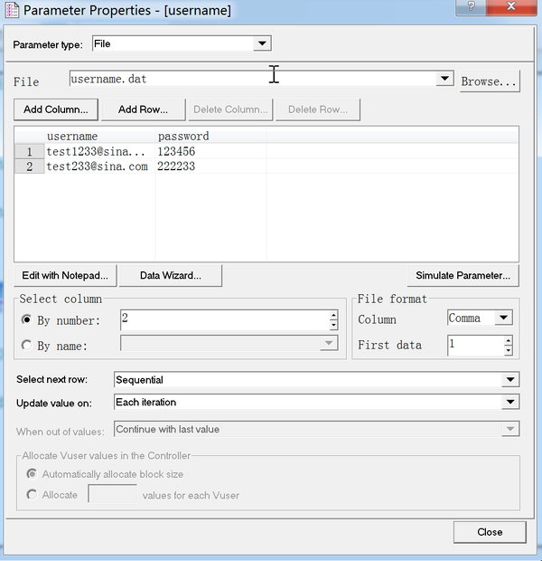 LoadRunner loadrunner