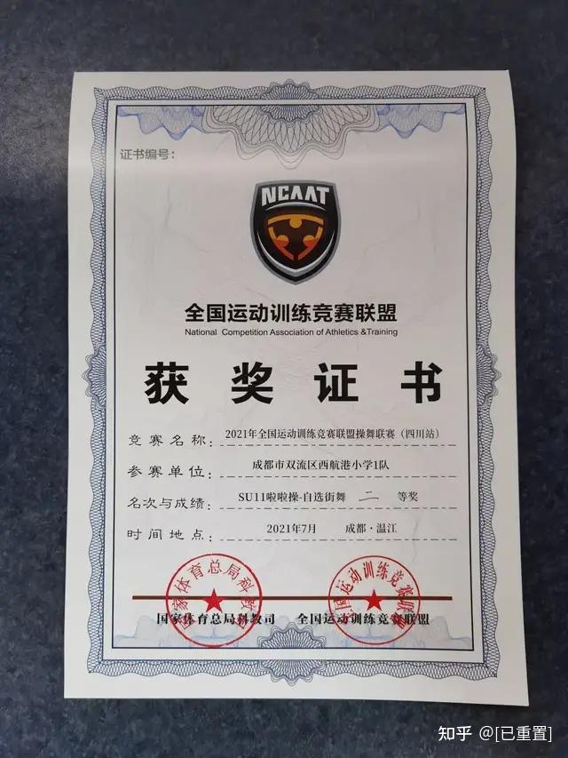 街舞学员奖状称号图片