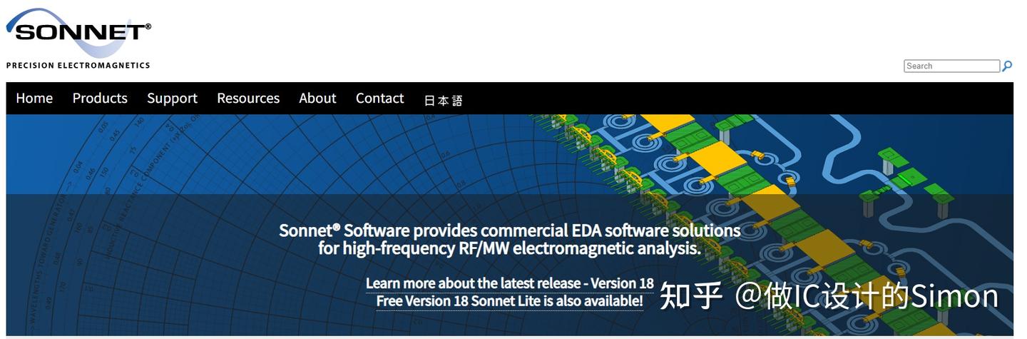 Sonnet Engine 射频集成电路设计工具 - 知乎