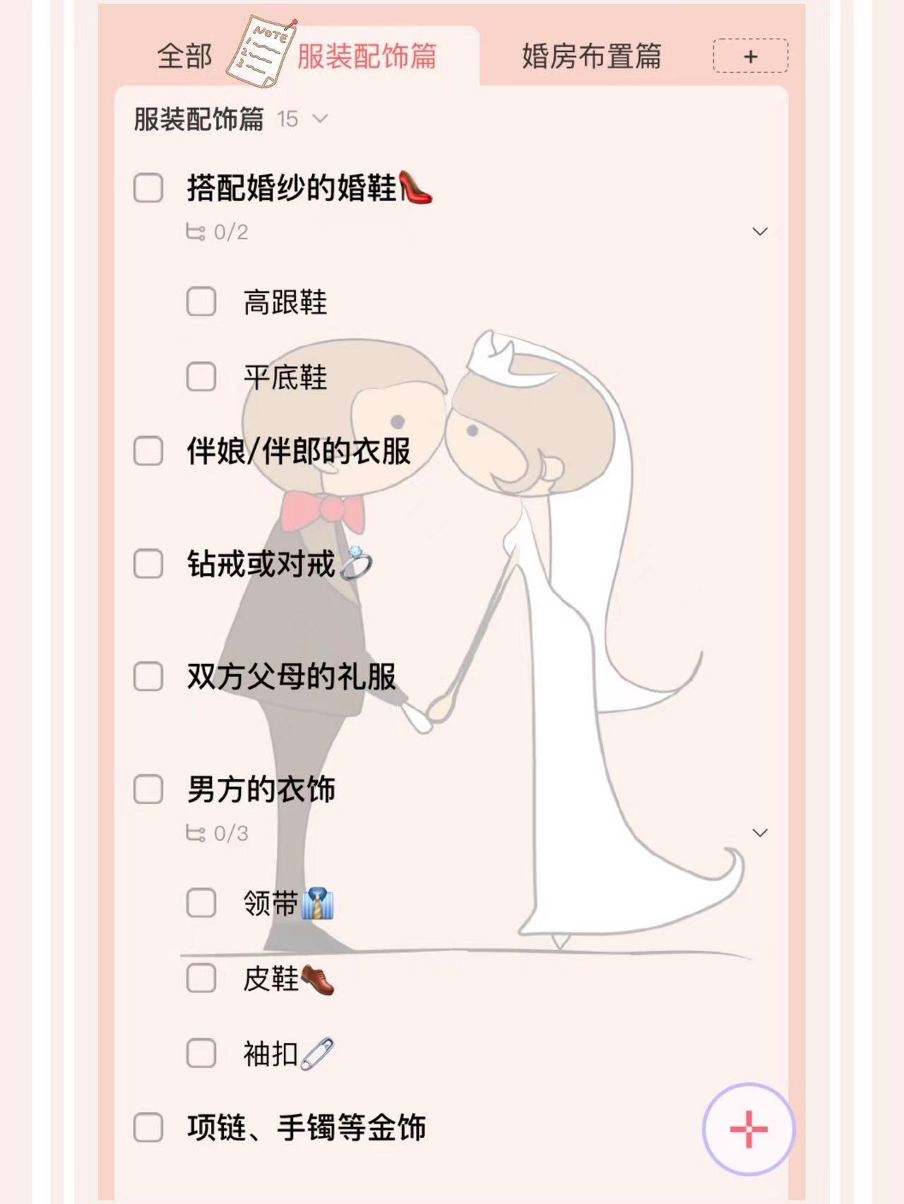 男方婚礼用品清单一览表(超详细的婚礼用品必买清单)-风水人