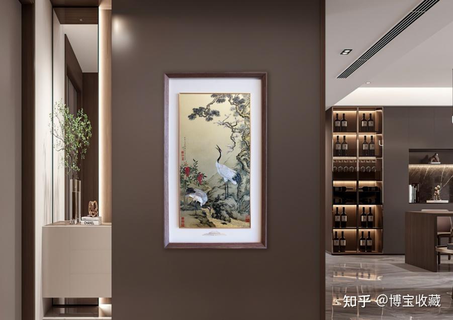 米振雄老师《松梅双鹤》金雕彩绘版画,收藏送礼具佳 - 知乎