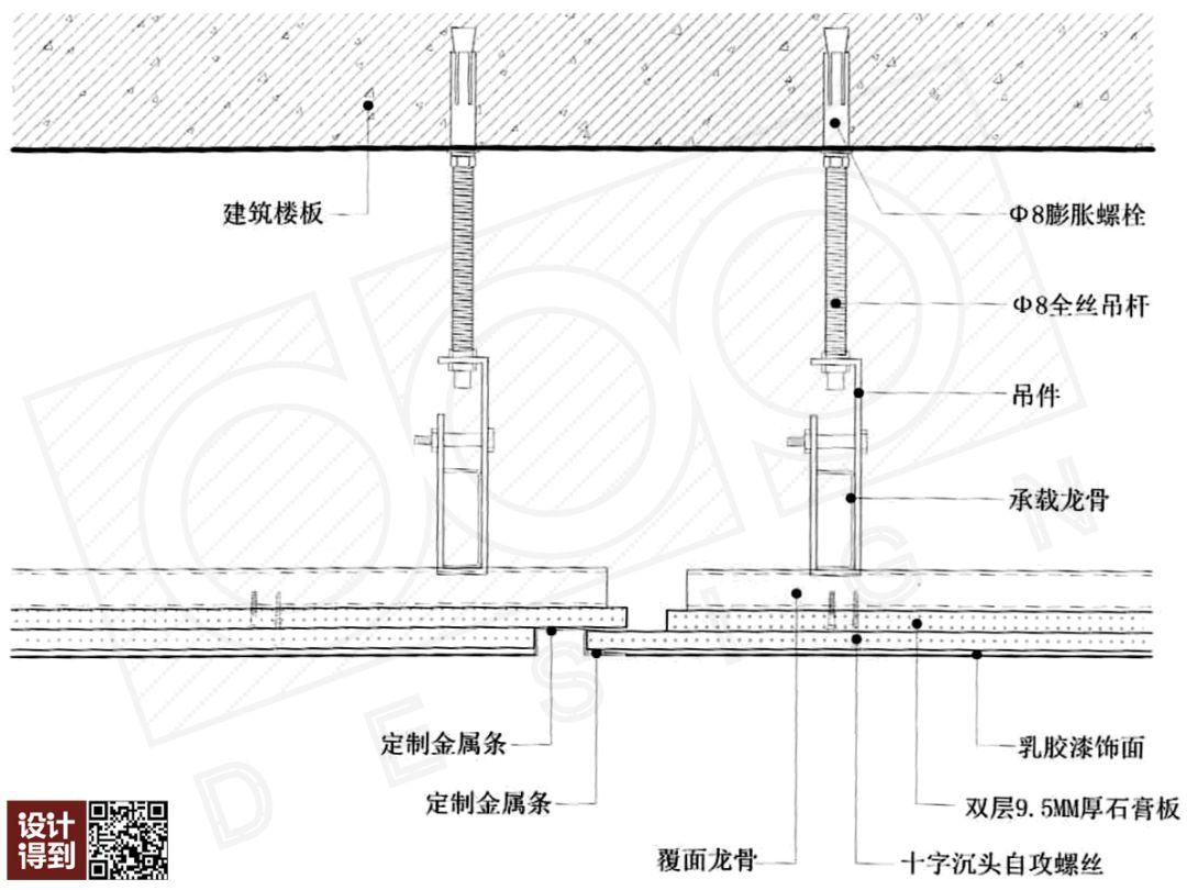 室内设计施工工艺032 - 吊顶系统的3个重点部位构造及工艺流程解析 - 知乎