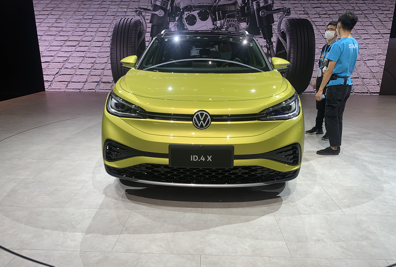 2020广州车展大众光荷4x纯电动suv外观造型很有未来感