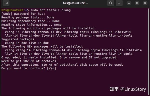 Ubuntu Linux Clang 