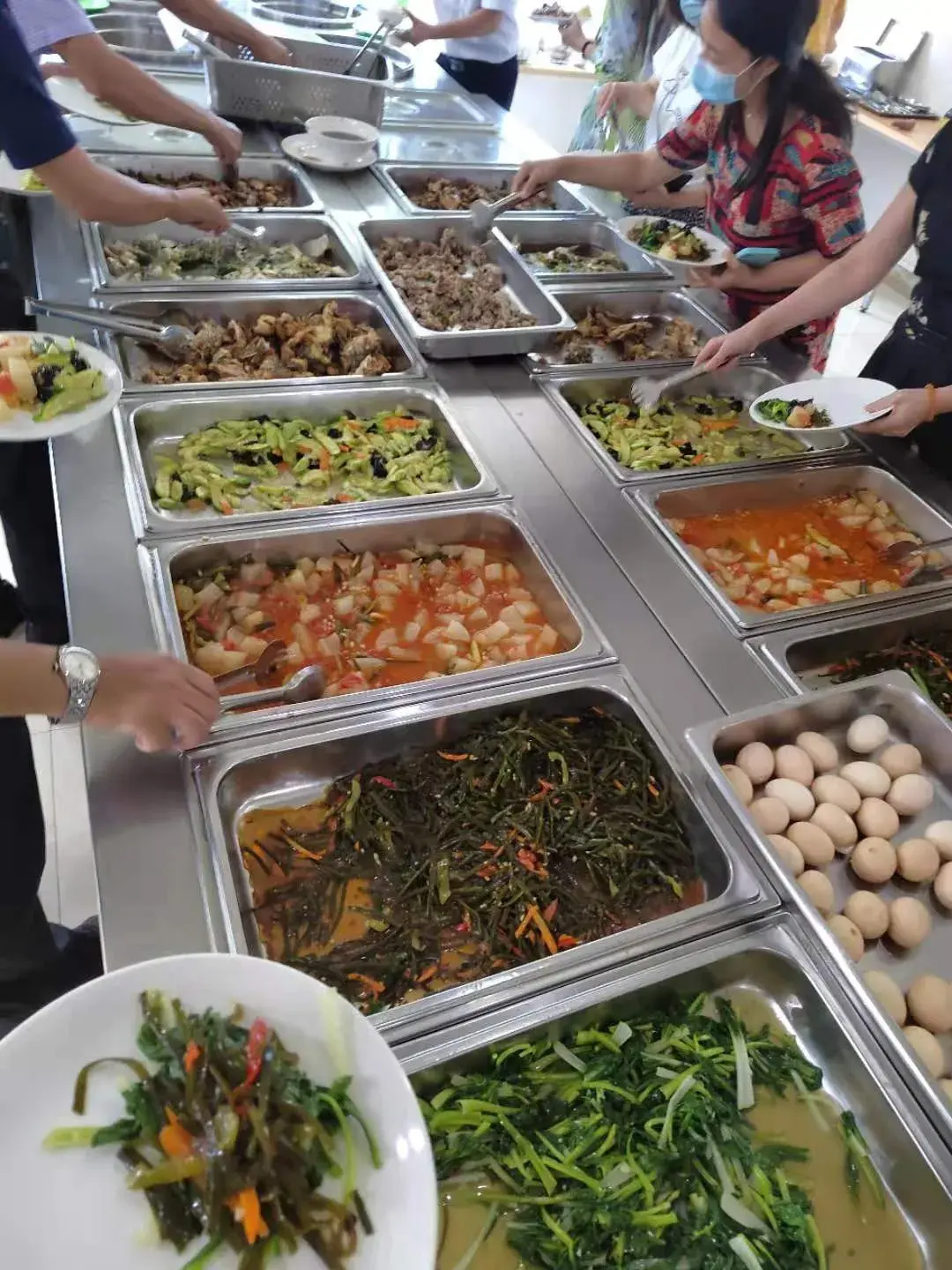 时代顾邦中国人民银行的食堂长啥样
