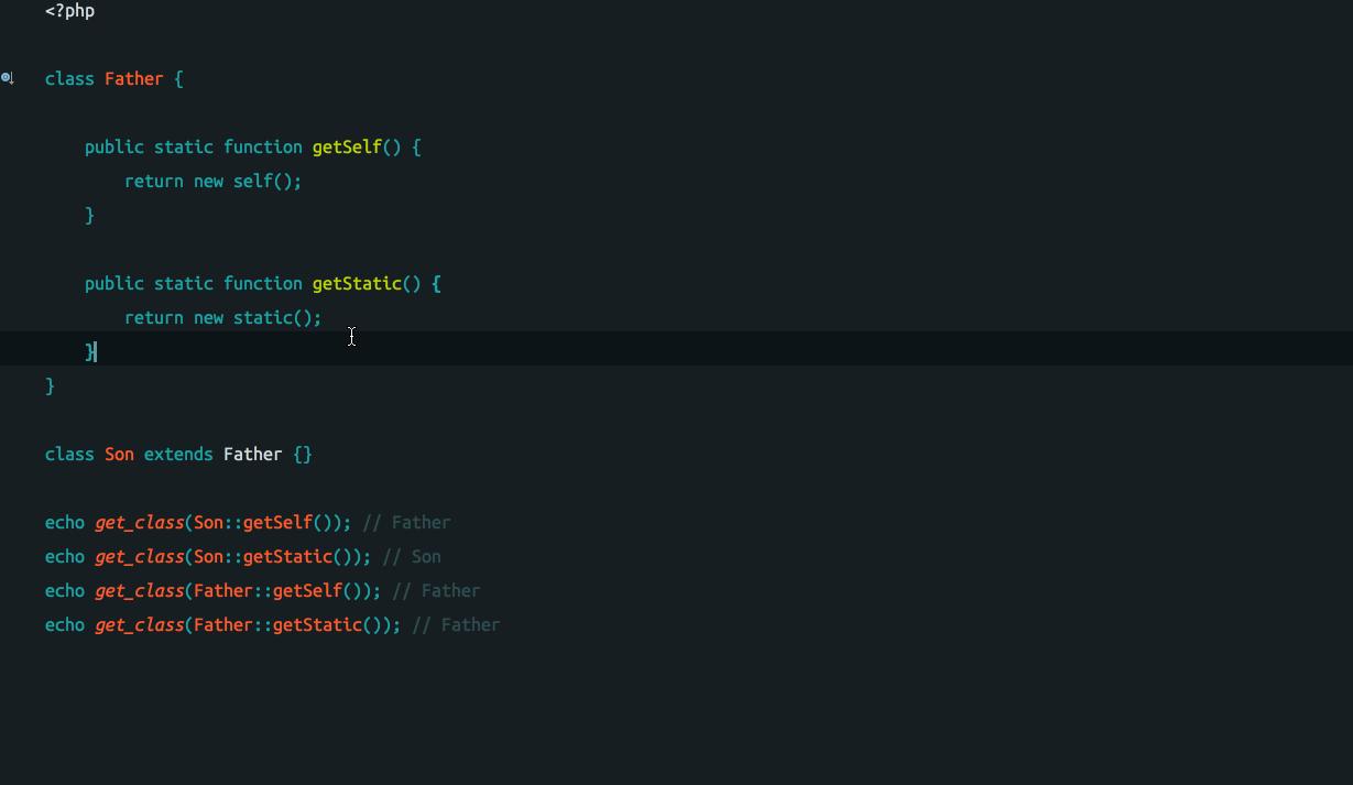PHP New Static New Self Php new static new self